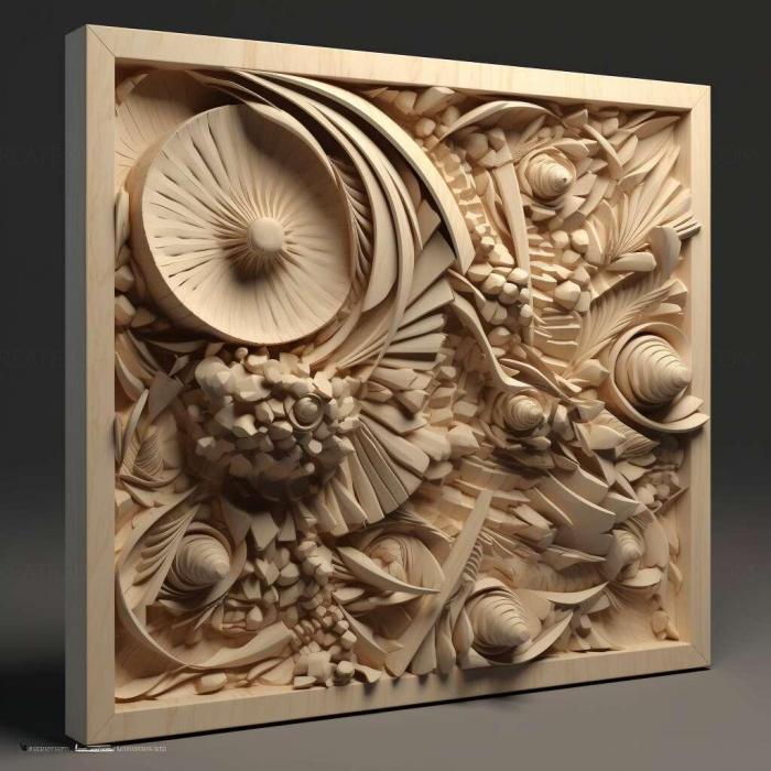 نموذج ثلاثي الأبعاد لآلة CNC 3D Art 